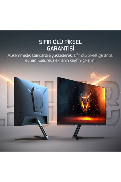 Gamepower 27'' Bull T20 Flat Fast IPS 180Hz 0.5ms FHD Gaming Monitör - 8