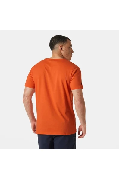 Helly Hansen Shoreline 3.0 Erkek Turuncu T-Shirt HHA.54601 - Resim 4