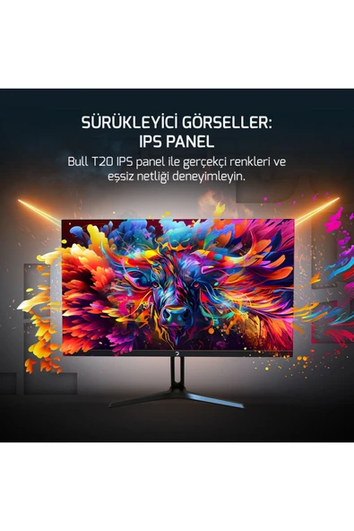 Gamepower 27'' Bull T20 Flat Fast IPS 180Hz 0.5ms FHD Gaming Monitör - 3