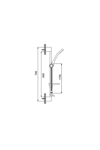 NEWARC AQUA SÜRGÜLÜ DUŞ TAKIMI SİYAH - 4