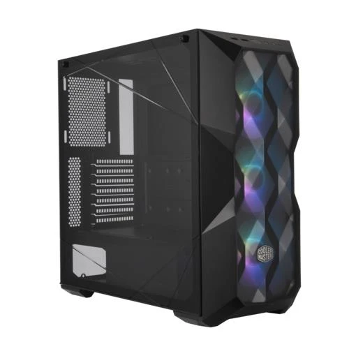 CM MasterBox TD500 V2 Siyah ARGB 4x120mm Fanlı, Tempered Glass Kristal Mesh Ön panelli MidTowerKasa - 2