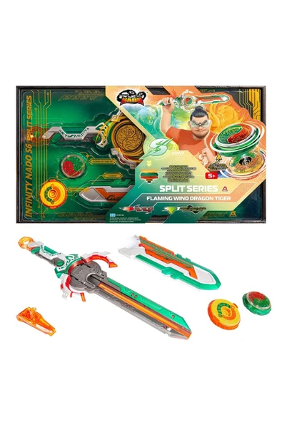 İnfinity Nado S6 Split Serisi Alevli Rüzgar Ejderhası Kaplanı -  Flaming Wind Dragon Tiger