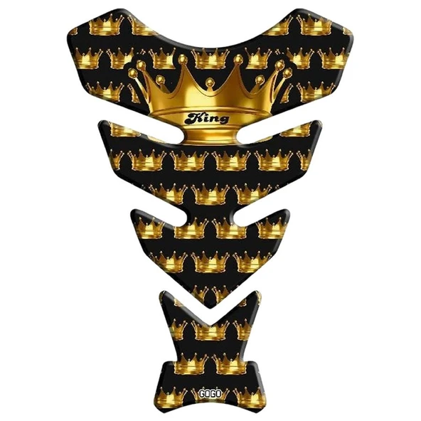 Universal Motosiklet Tank Pad King 594 ürün görseli 1