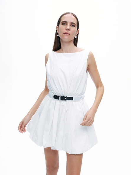 Nocturne Kadın Balon Etekli Mini Elbise N25YN2536 - Resim 2