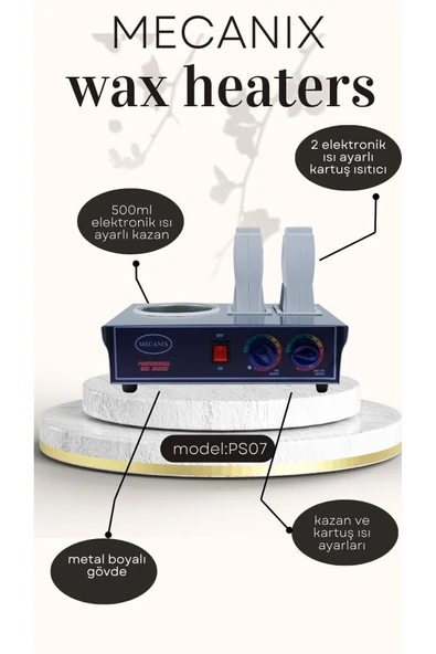 MECANIX AĞDA KAZANI KOMBİNE 2 KARTUŞ+1 KAZAN SET-PS07