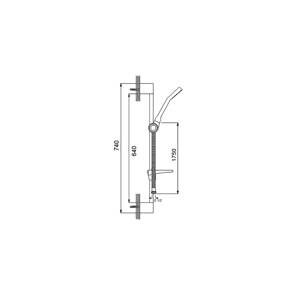 NEWARC AQUA SÜRGÜLÜ DUŞ TAKIMI SİYAH - 2