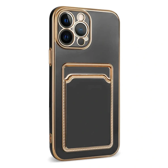 iPhone 13 Pro Max Kılıf Bark Kartlıklı Kapak - Resim 4