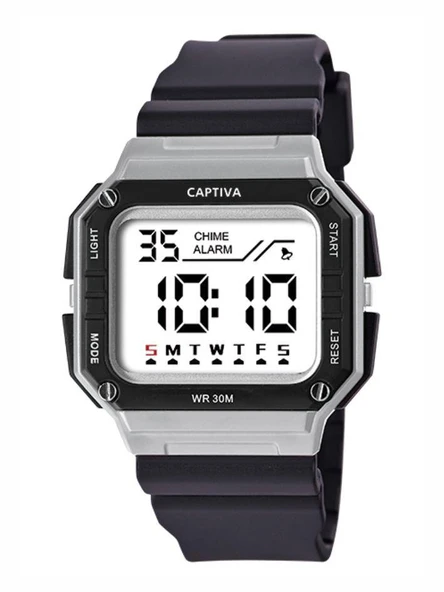 Captiva Digital 3 Atm Suya Dayanıklı Işık+Alarm+Kronometre+Takvimli Çoçuk Kol Saati CP.YN.25.06