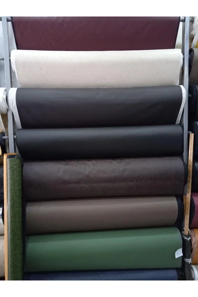 Kapitoneli Yuvarlak Suni Deri Puf 100 Cm /orta Sehpa - 2