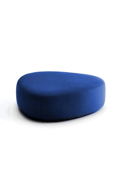 Stone Maxi Üçgen Asimetrik Puf / Orta Sehpa / 75x75 cm H:40 cm
