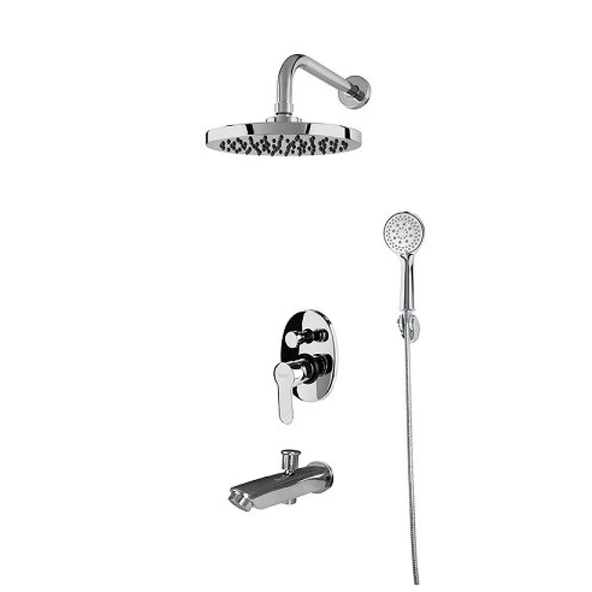 NEWARC DOMİNO ANKASTRE BANYO BATARYA VALFLİ GAGALI SET - 3