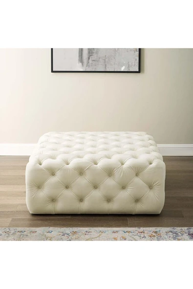 Kapitoneli Kare Puf/bench/orta Sehpa 100*100 Cm Yükseklik 40 Cm