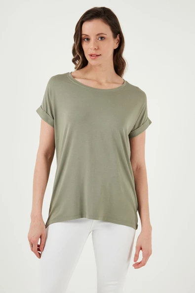 FASHION FRIENDS KADIN BİSİKLET YAKA BLUZ 25Y0194K1 - 7