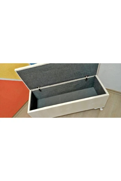 Style Sandıklı Puf Bench / Yatak Ucu / Ayak Ucu / Düğmeli Kapitoneli - 3
