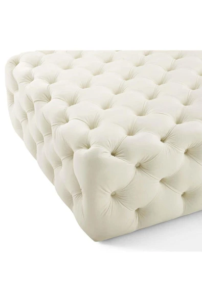 Kapitoneli Kare Puf/bench/orta Sehpa 80*80 Cm Yükseklik 40 Cm - 5