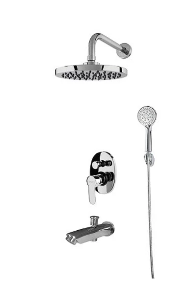 NEWARC DOMİNO ANKASTRE BANYO BATARYA VALFLİ GAGALI SET - 2