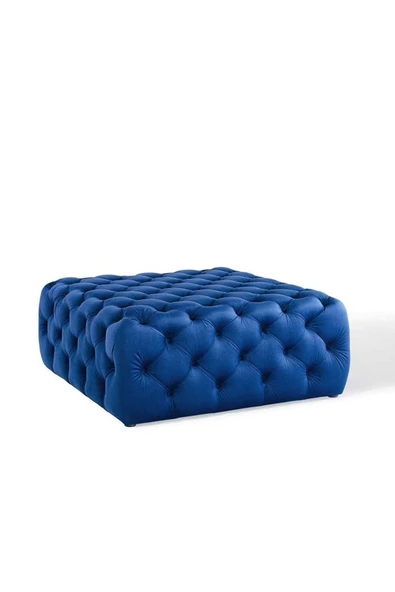 Kapitoneli Kare Puf/bench/orta Sehpa 70*70 Cm Yükseklik 40 Cm
