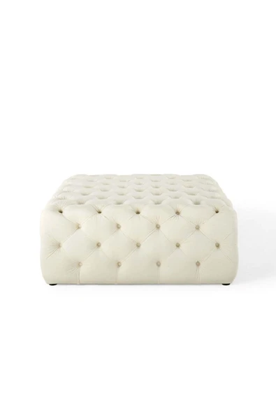 Kapitoneli Kare Puf/bench/orta Sehpa 80*80 Cm Yükseklik 40 Cm - 4