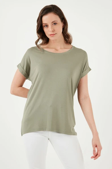 FASHION FRIENDS KADIN BİSİKLET YAKA BLUZ 25Y0194K1 - 6