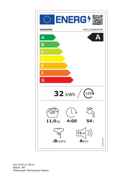 Samsung Çamaşır Makinesi Ww11db8b95gbah - 3