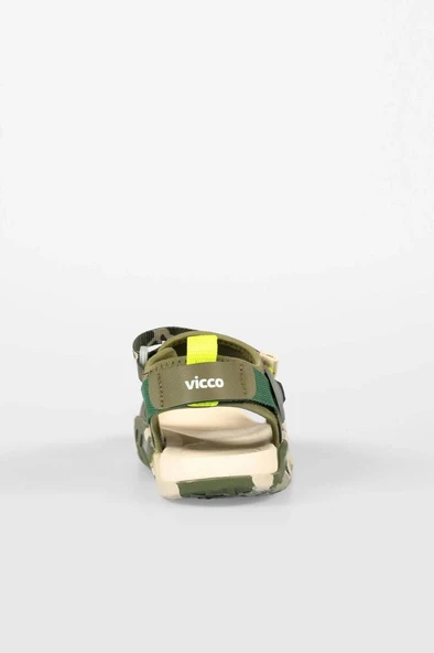 Vicco Tape 332.F25Y.206 Anatomik Taban Erkek Çocuk Sandalet Haki 31-36 - 8