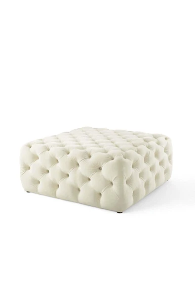 Kapitoneli Kare Puf/bench/orta Sehpa 80*80 Cm Yükseklik 40 Cm - 3