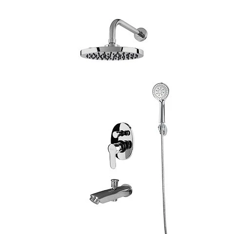 NEWARC DOMİNO ANKASTRE BANYO BATARYA VALFLİ GAGALI SET