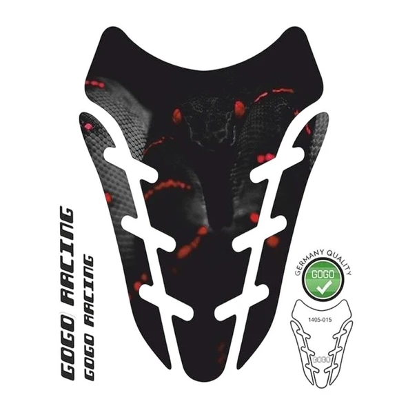 Universal Motosiklet Tank Pad 015 ürün görseli 1