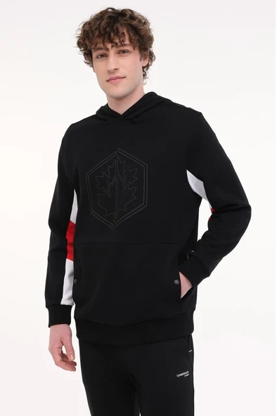 Lumberjack ML MATTE 17ITL442 5FX 101940288 Erkek Sweatshirt Siyah S-XXL