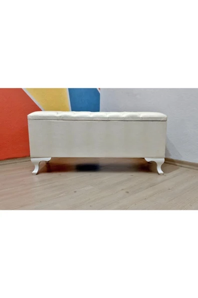 Style Sandıklı Puf Bench / Yatak Ucu / Ayak Ucu / Düğmeli Kapitoneli - 2