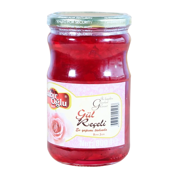 SABIROĞLU GÜL REÇELİ NET 800 GR KAVANOZ