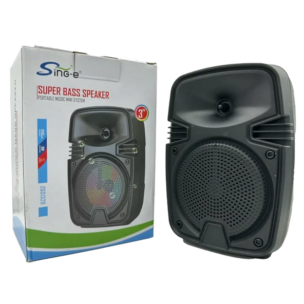 17 CM FM Bluetooth Super Bass Höparlör Sing-e ZQS1328