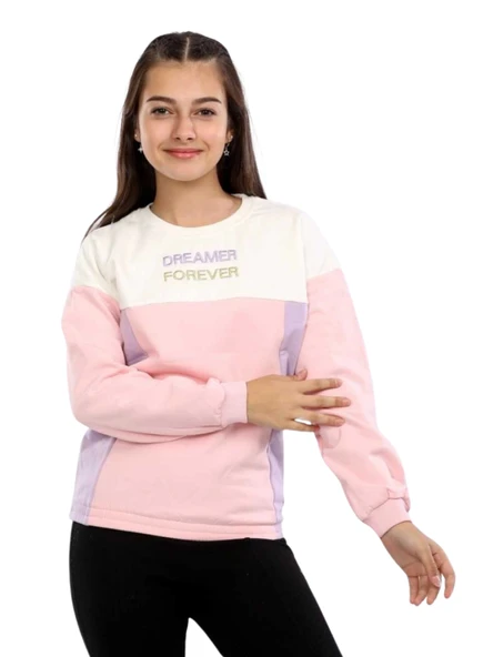 DREAM FOREVER NAKIŞLI KIZ SWEATSHIRT