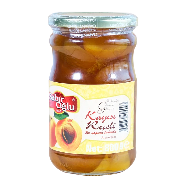 SABIROĞLU KAYISI REÇELİ NET 800 GR KAVANOZ
