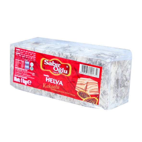 SABIROĞLU KAKAOLU BLOK HELVA 1000 GR