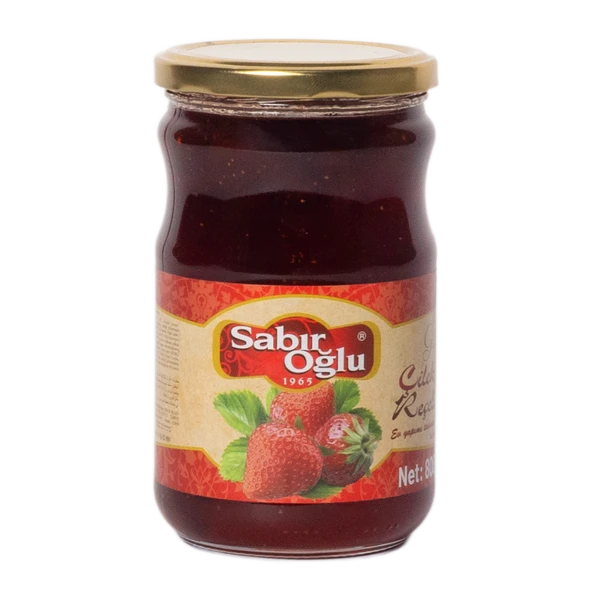 SABIROĞLU ÇİLEK REÇELİ NET 800 GR KAVANOZ