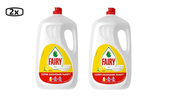 Fairy Sıvı Bulaşık Deterjanı Limon Kokulu 2600 Ml x 2 Adet - 6
