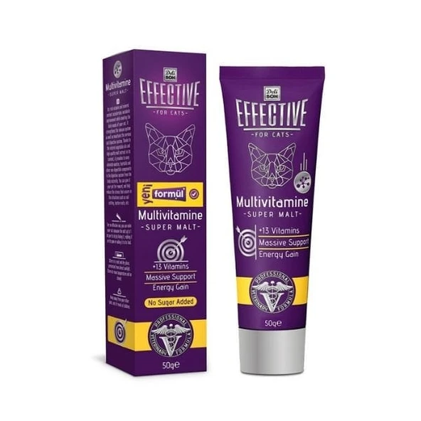Delibon Effective Malt Multivitamin Katkılı Kedi Malt Macunu 50 Gr - 2