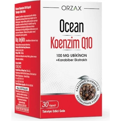 Ocean Coq10 100 Mg 30 Hard Kapsul