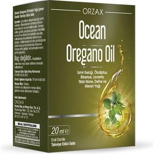 Ocean Oregano Oıl Damla 20 Ml