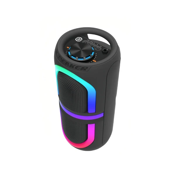 40 CM - Işıklı Bluetooth Hoparlör Müzik Kutusu MS-3636BT