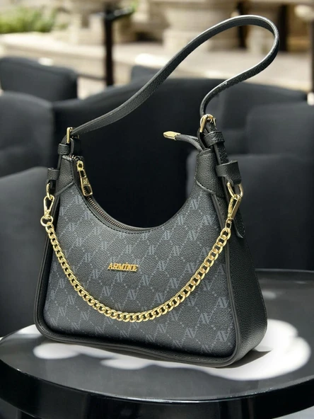 Armine Kartlık ve Bileklik Hediyeli El Ve Kol Çantası Omuz Çantası - Resim 3