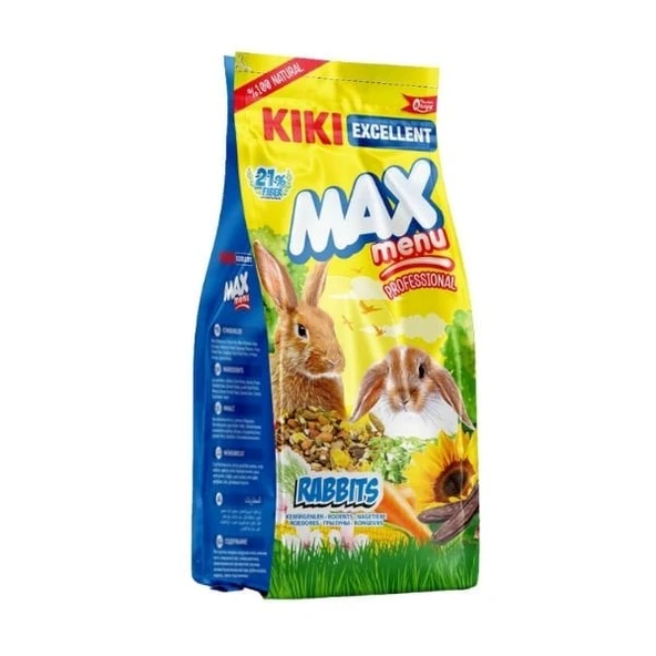 Kiki Excellent Max Menu Tavşan Yemi 500 Gr