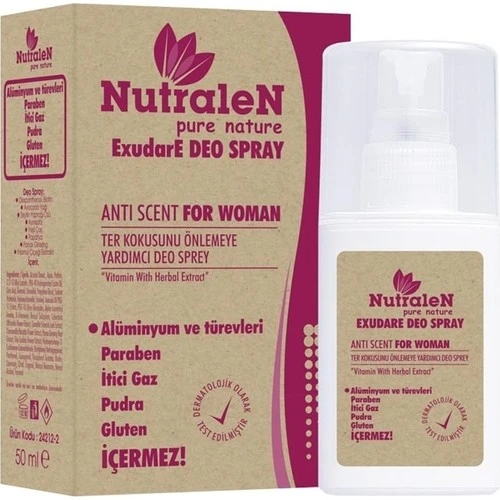 Nutralen Deo Spray / Kadın 50Ml