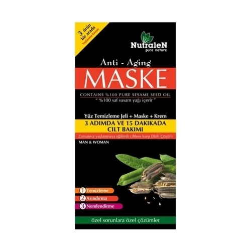 Nutralen Anti-Aging Maske Seti 3'Lü Set