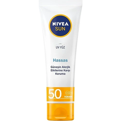 Nivea Sun Hassas Yatıştırıcı Güneş Koruyucu Yüz Kremi Spf50 50 Ml