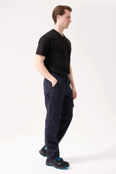 GALANTHUS TECHNİC PANTOLON Erkek Lacivert Kargo Cepli Rahat Kalıp Dayanıklı İş Pantolonu - Resim 6