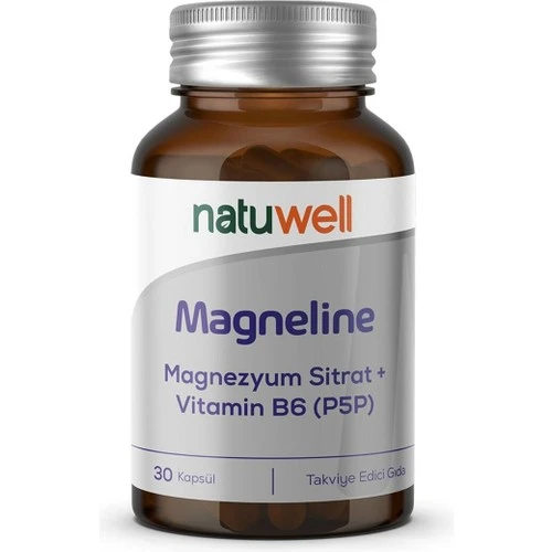Natuwell Magnelıne Sıtrat&P5P 30 Kps