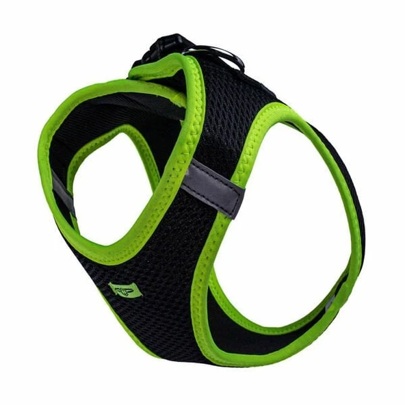 Doggie Havalı Dokuma Neon Küçük Irk Köpek Göğüs Tasması Large Sarı 42-48 Cm - 4