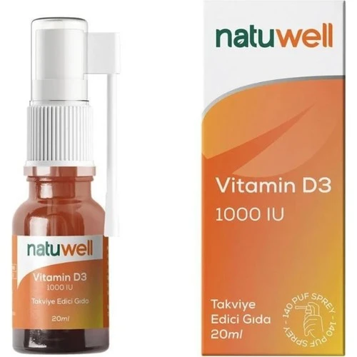 Natuwell Vıtamın D3 1000 Iu 20 Ml Spr